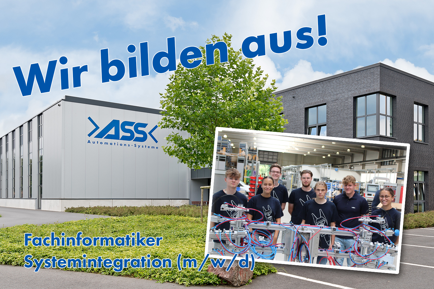 Die ASS Maschinenbau GmbH in 51491 Overath bildet auch 2024 aus: Fachinformatiker Systemintegration(m/w/d) 